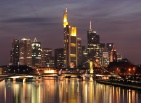 Frankfurt Germany at Night